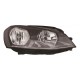 Volkswagen Golf 2013-2017 Black Inner Halogen Head Lamp Unit Driver Side